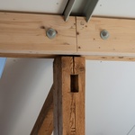 Detail vyztužení trámů. Foto: Tomáš Slavík