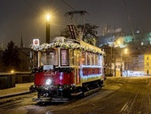 Historická tramvaj v&nbsp;Praze. Foto: Radoslav Vněnčák. Zdroj: společnost Decoled