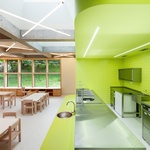 Část s pracovnou a jídelnou. Foto: Ondřej Tylčer