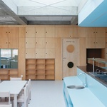 Část s pracovnou a jídelnou. Foto: Ondřej Tylčer