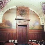 Secesní architektura Josefa Fanty a modernizace nádražní budovy v Praze. Zdroj: Správa železnic, DigiTry Art Technologies