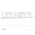 Zadní pohled Zdroj: Studio ODA Architects, Coral Architects