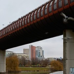 Mostní tubus Metra B (Hůrka-Lužiny). Foto: Radek Šrettr Úlehla