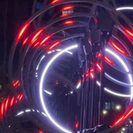 Londýnský Winter Lights Festival na Canary Wharf, foto E. Kopačková Londýnský Winter Lights Festival na Canary Wharf, foto E. Kopačková