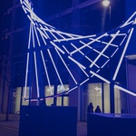 Londýnský Winter Lights Festival na Canary Wharf, foto E. Kopačková Londýnský Winter Lights Festival na Canary Wharf, foto E. Kopačková