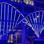 Londýnský Winter Lights Festival na Canary Wharf, foto E. Kopačková Londýnský Winter Lights Festival na Canary Wharf, foto E. Kopačková