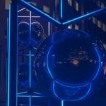 Londýnský Winter Lights Festival na Canary Wharf, foto E. Kopačková Londýnský Winter Lights Festival na Canary Wharf, foto E. Kopačková