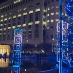 Londýnský Winter Lights Festival na Canary Wharf, foto E. Kopačková Londýnský Winter Lights Festival na Canary Wharf, foto E. Kopačková