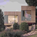 S kaplí za zády, s řekou pod sebou. Přístavba z Francie umí splynout s místem. Foto: Vladimir Jamet S kaplí za zády, s řekou pod sebou. Přístavba z Francie umí splynout s místem. Foto: Vladimir Jamet