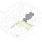 Splněný sen po více než sto letech. Mezi parkem a městem vyrostlo nové bydlení. Zdroj: David Chipperfield, Studio Mark Randel