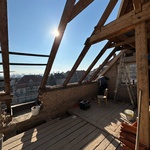 Původní stav, podkroví. Zdroj: Atelier Hajný