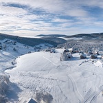 Pohled východní letecký. Foto: BoysPlayNice