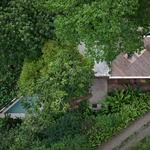 Pohled na dům letecký. Foto: BoysPlayNice