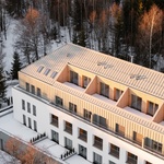 Pohled jihovýchodní letecký. Foto: Matej Hakár