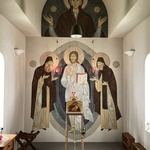 Interiér kaple zasvěcené sv. Siluanovi a sv. Sofronijovi. Foto: Josef Matyska