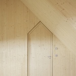 Technologie zůstává v pozadí a následuje architekturu, nikoli naopak. Teplá voda se připravuje lokálně tam, kde je potřeba, a všechny instalace jsou přístupné a snadno pochopitelné. Foto: Sebastian Schels