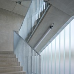 Těleso proskleného schodiště. Foto: BoysPlayNice Těleso proskleného schodiště. Foto: BoysPlayNice