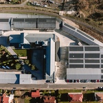 Letecký pohled centrální. Foto: Jakub Čaprnka