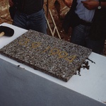 Tančící dům, základní kámen. Foto: PSN a Galerie Tančící dům