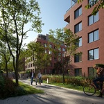 Proměna bývalého průmyslového areálu ve Vršovicích, rezidenční projekt Connect Vršovice. Foto: Neocity