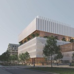 Vizualizace vítězného návrhu budovy VŠCHT. Zdroj: Mangoshake