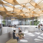 Vizualizace vítězného návrhu budovy VŠCHT. Zdroj: Mangoshake