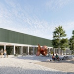 Sportovní hala Boskovice. Autoři projektu: desk architekti s.r.o., členové autorského týmu: Jakub Děnge, Martin Kačírek, Jakub Havel, ve spolupráci s: SKR stav, s.r.o. Sportovní hala Boskovice. Autoři projektu: desk architekti s.r.o., členové autorského týmu: Jakub Děnge, Martin Kačírek, Jakub Havel, ve spolupráci s: SKR stav, s.r.o.