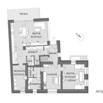 Rekonstrukce vesnického domu, která voní modřínovým dřevem. Zdroj: Projekční a architektonická kancelář Josef ČERNÝ