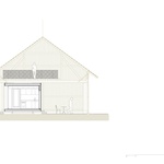 Příčný řez. Zdroj: STUDIO FACHA ARCHITEKTI