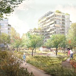 Vizualizace nové čtvrti RothNEUsiedl © Stadt Wien – Stadtteilplanung und Flächenwidmung a&nbsp;Marcus Franz © Stadt Wien/Christian Fürthner