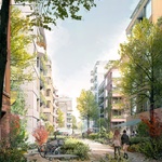 Vizualizace nové čtvrti RothNEUsiedl © Stadt Wien – Stadtteilplanung und Flächenwidmung a&nbsp;Marcus Franz © Stadt Wien/Christian Fürthner