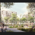 Vizualizace nové čtvrti RothNEUsiedl © Stadt Wien – Stadtteilplanung und Flächenwidmung a&nbsp;Marcus Franz © Stadt Wien/Christian Fürthner