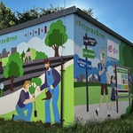 Nejnovější z maleb v rámci projektu Street Art vznikla na trafostanici EG.D v brněnské Bystrci ve spolupráci s městem Brnem a projektem #PripravBrno. Zdroj: E.ON Česká republika, s.r.o. Nejnovější z maleb v rámci projektu Street Art vznikla na trafostanici EG.D v brněnské Bystrci ve spolupráci s městem Brnem a projektem #PripravBrno. Zdroj: E.ON Česká republika, s.r.o.