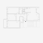 Půdorys původního stavu, varianta 02. Zdroj: STUDIO RDTH architekti