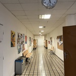 Oproti původnímu návrhu byl v chodběl instalován podhled. Foto: Ing. arch. Josef Matyska Oproti původnímu návrhu byl v chodběl instalován podhled. Foto: Ing. arch. Josef Matyska