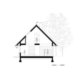 Je libo chatu anebo rodinný dům? Polský dům Elementary může být obojím. Zdroj: YUMI Architekci Je libo chatu anebo rodinný dům? Polský dům Elementary může být obojím. Zdroj: YUMI Architekci