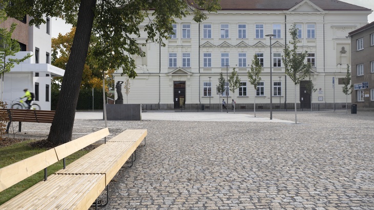 Rekonstrukce Komenského náměstí v&nbsp;Dobříši, Pavel Nasadil, Finalisté ceny Architekt roku 2026. Foto: ABF