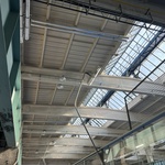 Původní betonová konstrukce se světlíkem. Zdroj: Ing. arch. Josef Matyska Původní betonová konstrukce se světlíkem. Zdroj: Ing. arch. Josef Matyska