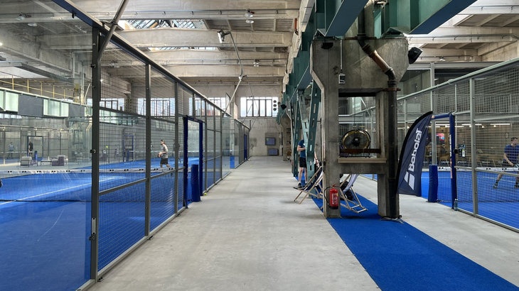 Centrum Padel Power na Smíchově. Zdroj: Ing. arch. Josef Matyska Centrum Padel Power na Smíchově. Zdroj: Ing. arch. Josef Matyska