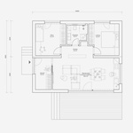 Půdorys řešení. Zdroj: STUDIO EKO MODULAR a CL3 Půdorys řešení. Zdroj: STUDIO EKO MODULAR a CL3