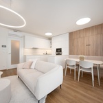 Soukromý interiér – propojený prostor / Byt Libeň, Renata Králová, Renata Králová Design, Foto: Dejfoto – David Peška