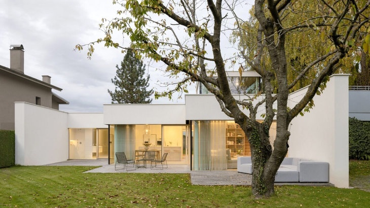 Soukromý interiér – propojený prostor / Rodinný dům Šestajovice, Jan Mackovič, mackovič architecture s.r.o., Foto: Alex Shoots Buildings Soukromý interiér – propojený prostor / Rodinný dům Šestajovice, Jan Mackovič, mackovič architecture s.r.o., Foto: Alex Shoots Buildings