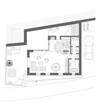 Půdorys 1.NP. Zdroj: STUDIO SENAA ARCHITEKTI Půdorys 1.NP. Zdroj: STUDIO SENAA ARCHITEKTI