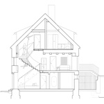 Řez příčný. Zdroj: Architéka, Lucie Němcová Řez příčný. Zdroj: Architéka, Lucie Němcová