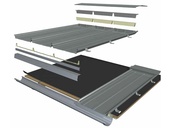 Střešní kovový systém Rib-Roof od firmy Zambeli