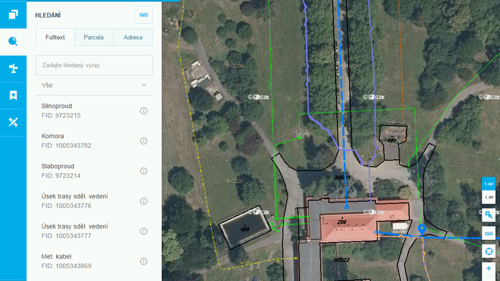 S mapovou aplikací twiGIS rychle vyhledáte adresy, parcely a popisná data