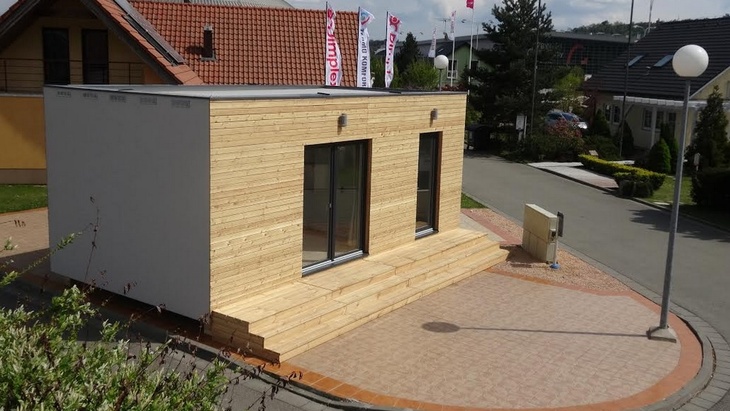 Modulová dřevostavba KŮLNA je k vidění v Národním stavebním centru v Brně