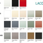 Lacobel 2020 colour range