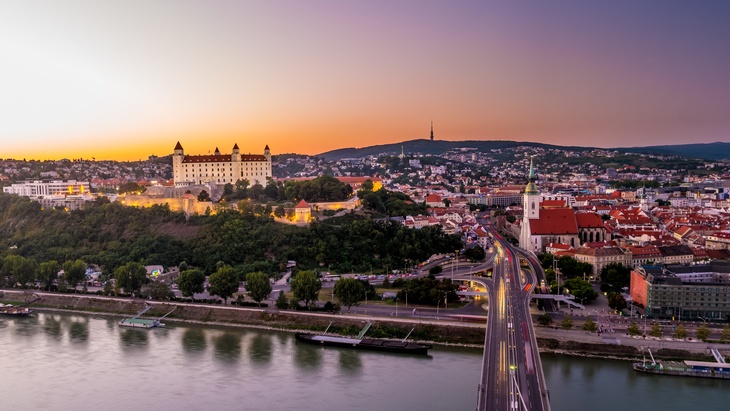 Bratislava hrad město byty