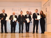 Předávání bronzové medaile v soutěži Známka kvality VÝROBEK – TECHNOLOGIE pro stavitelství a architekturu 2017 za litý cementový potěr CEMFLOW